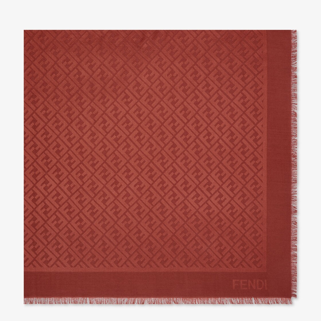 FF Shawl Silk and wool Brown - Image 1/1
