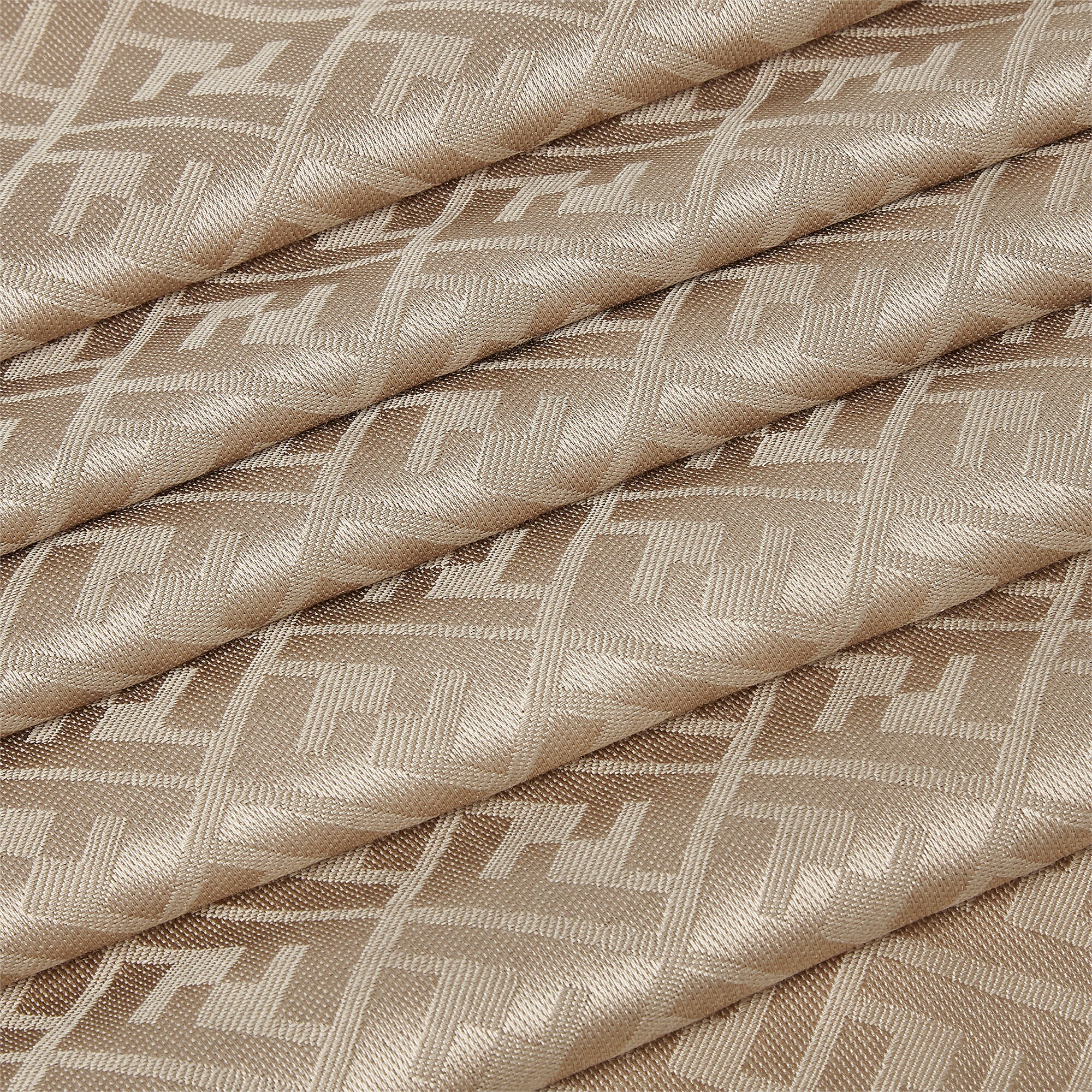 FF Shawl Silk Gray | Fendi