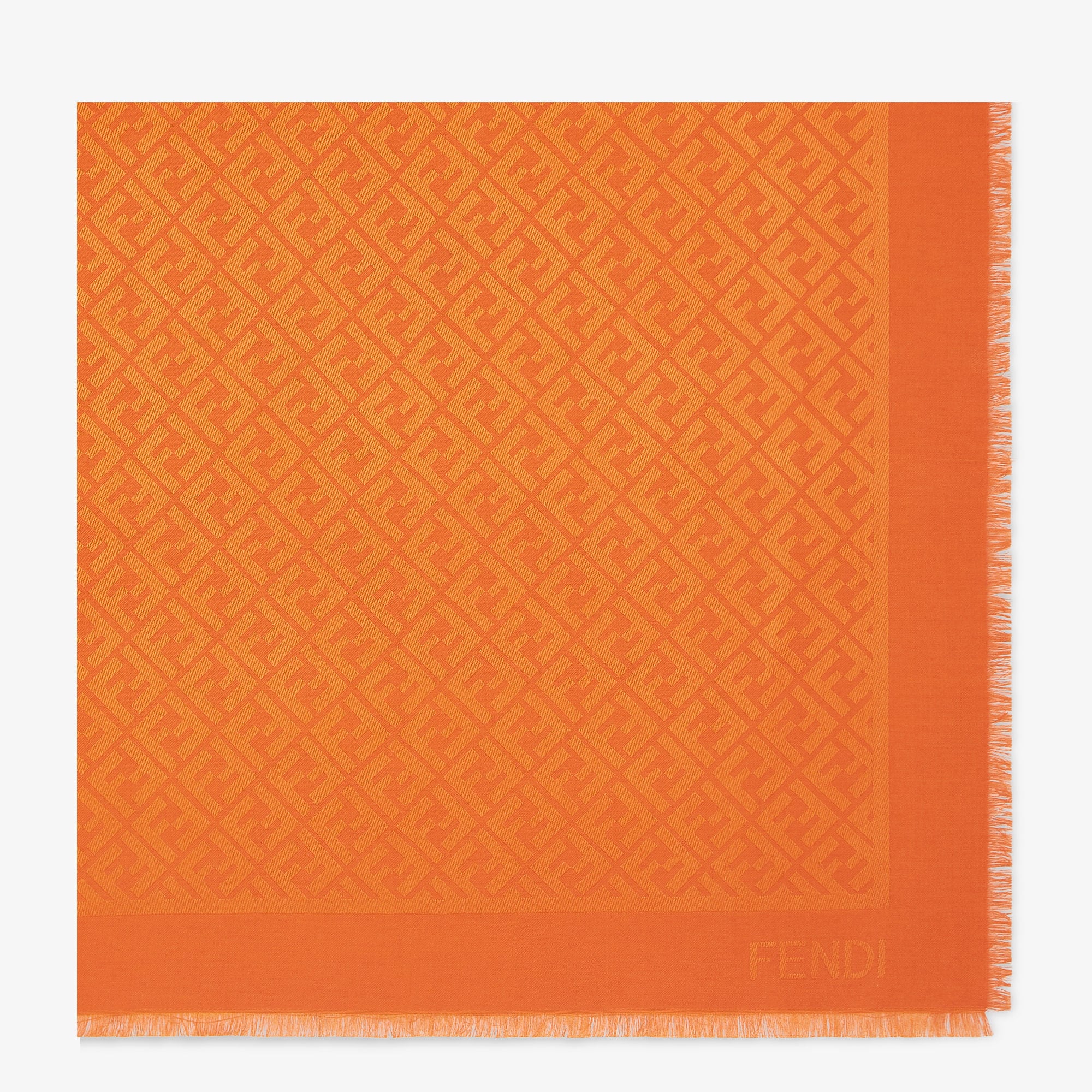 FF Shawl Wool and silk Orange | Fendi FF Shawl Wool and silk Orange | Fendi