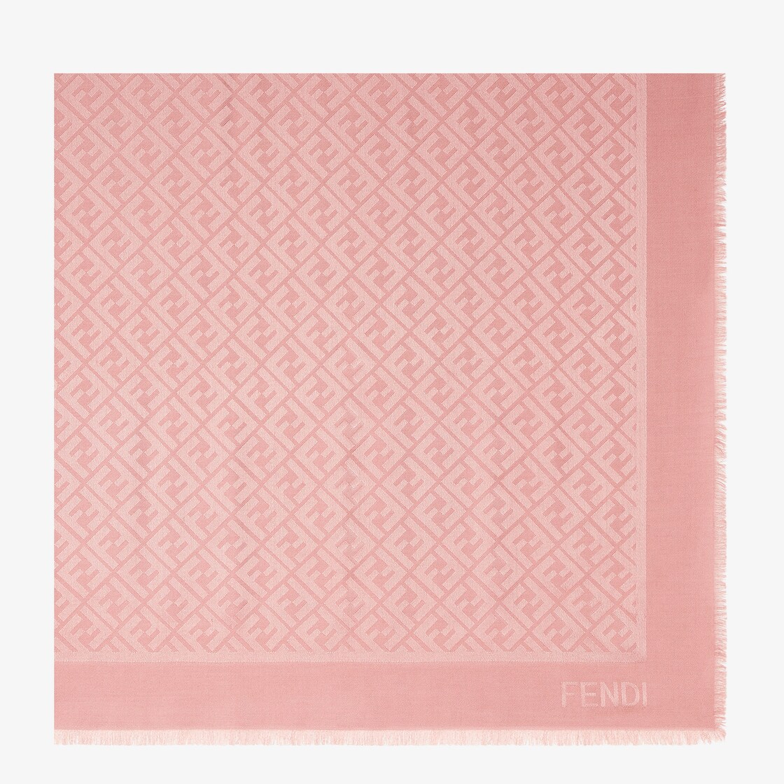FF Shawl Silk and wool Pink - Image 1/3