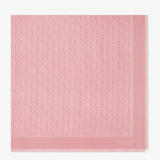 Fendi Ff Shawl In Pink
