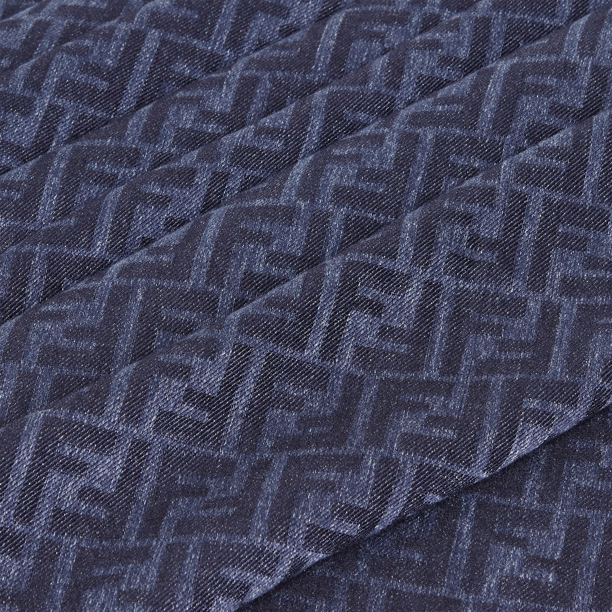 FF Shawl - Blue | FENDI US