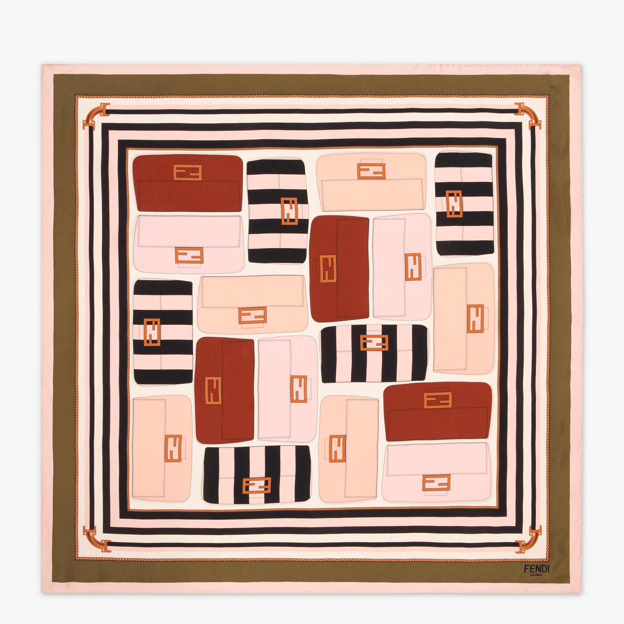 Baguette Foulard Silk Multicolor | Fendi