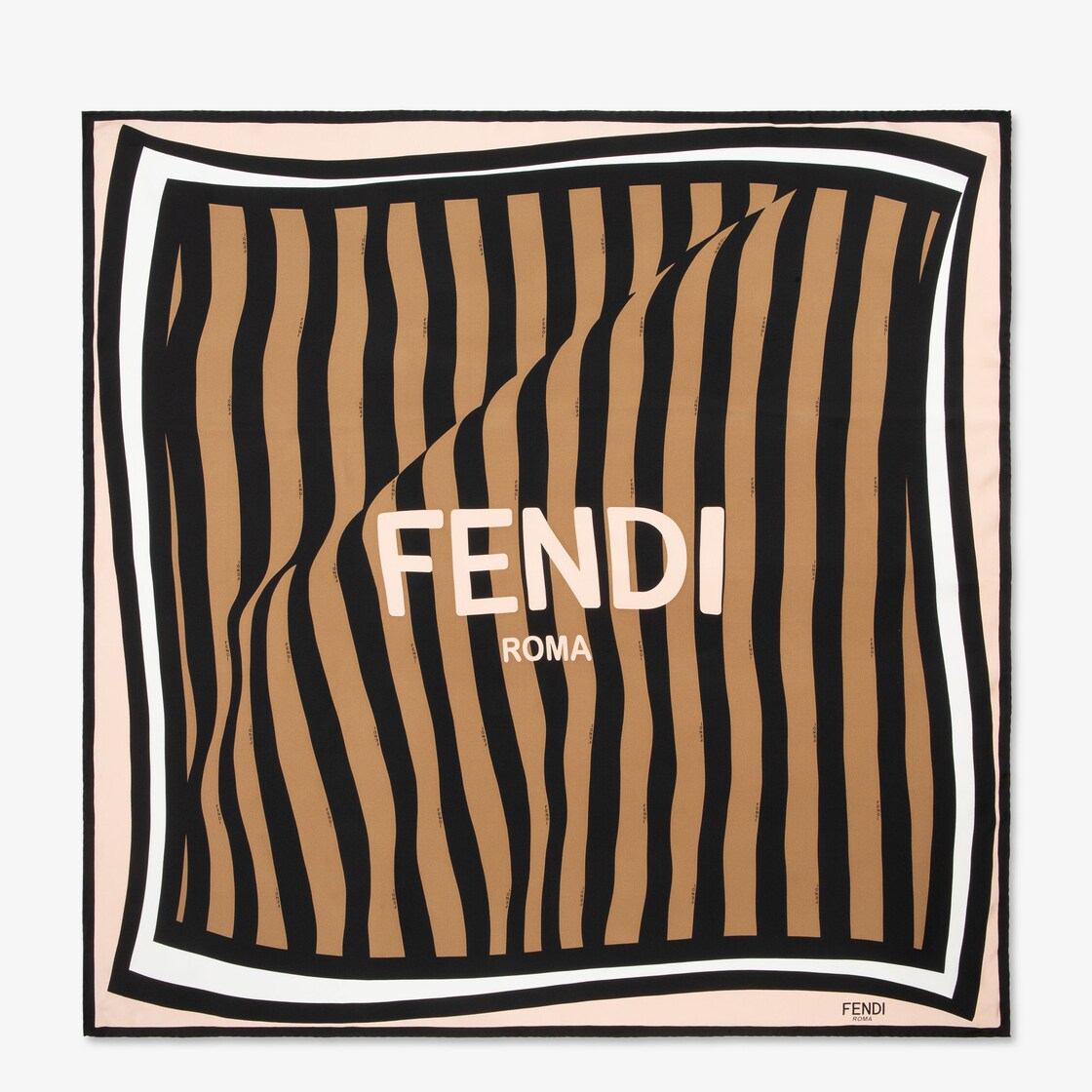 Fendi foulard 2025 silk scarf