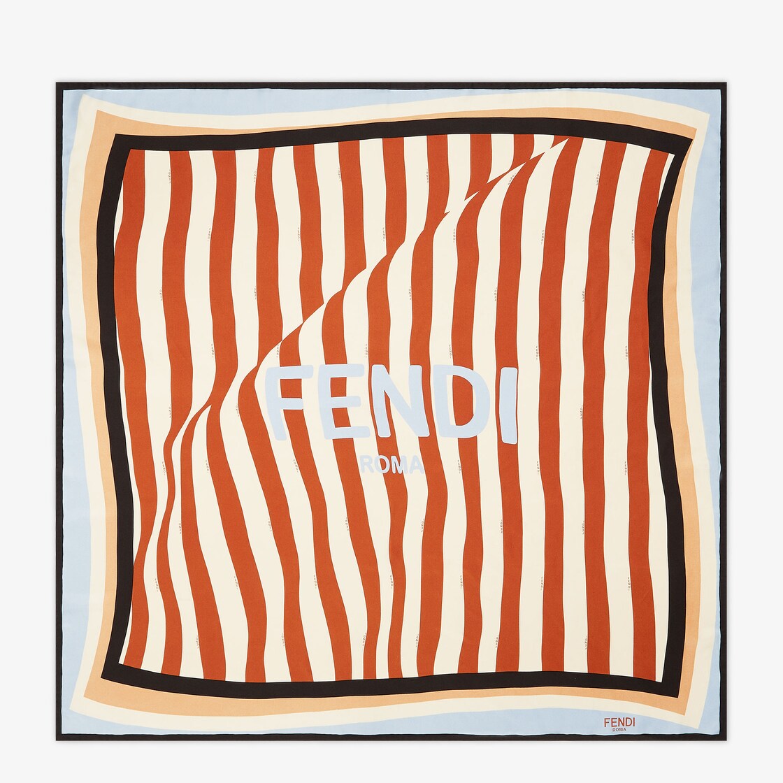 ペカン スカーフ シルク ブラウン | Fendi ペカン スカーフ シルク ブラウン | Fendi