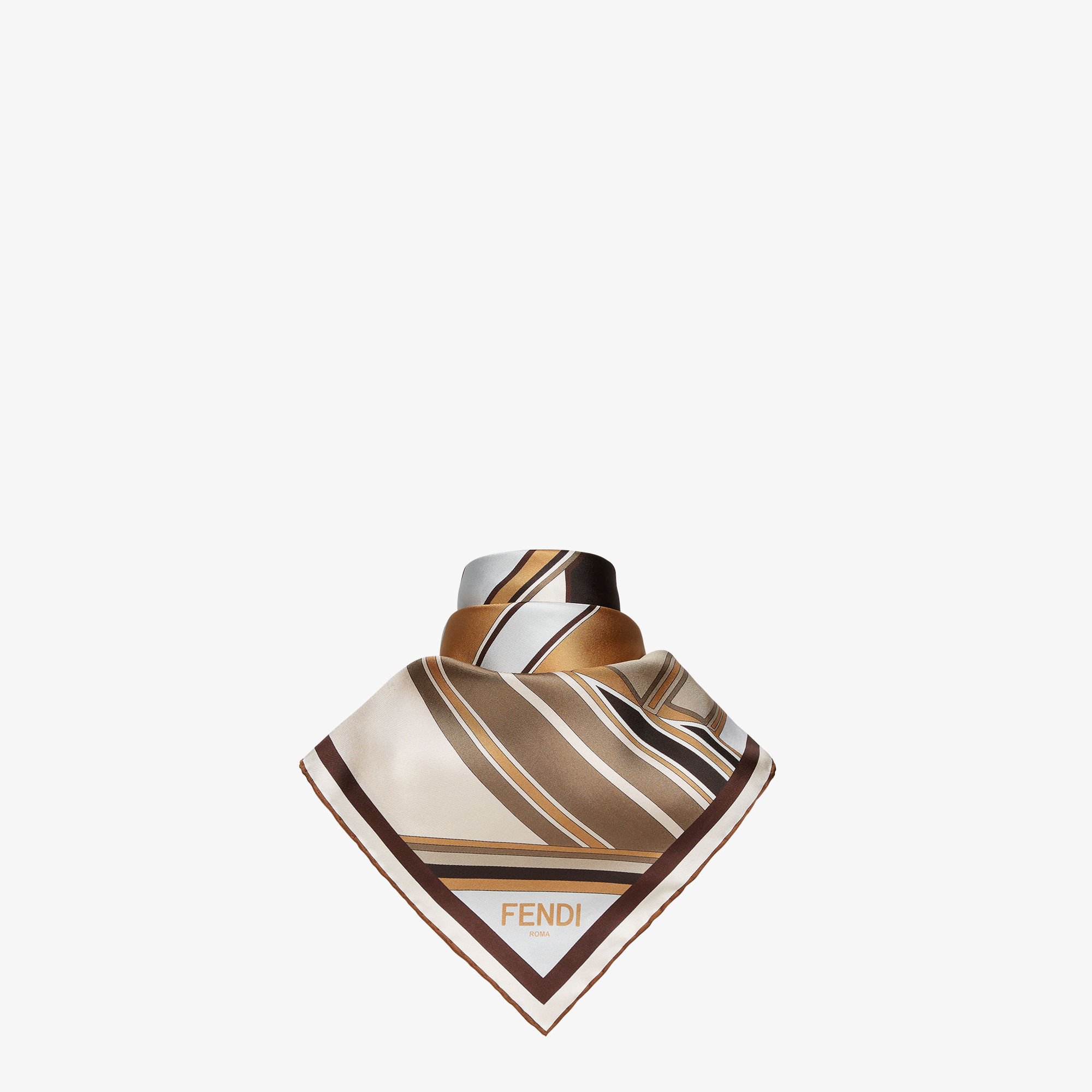 Fendi スカーフ シルク グレー | Fendi Fendi スカーフ シルク グレー | Fendi