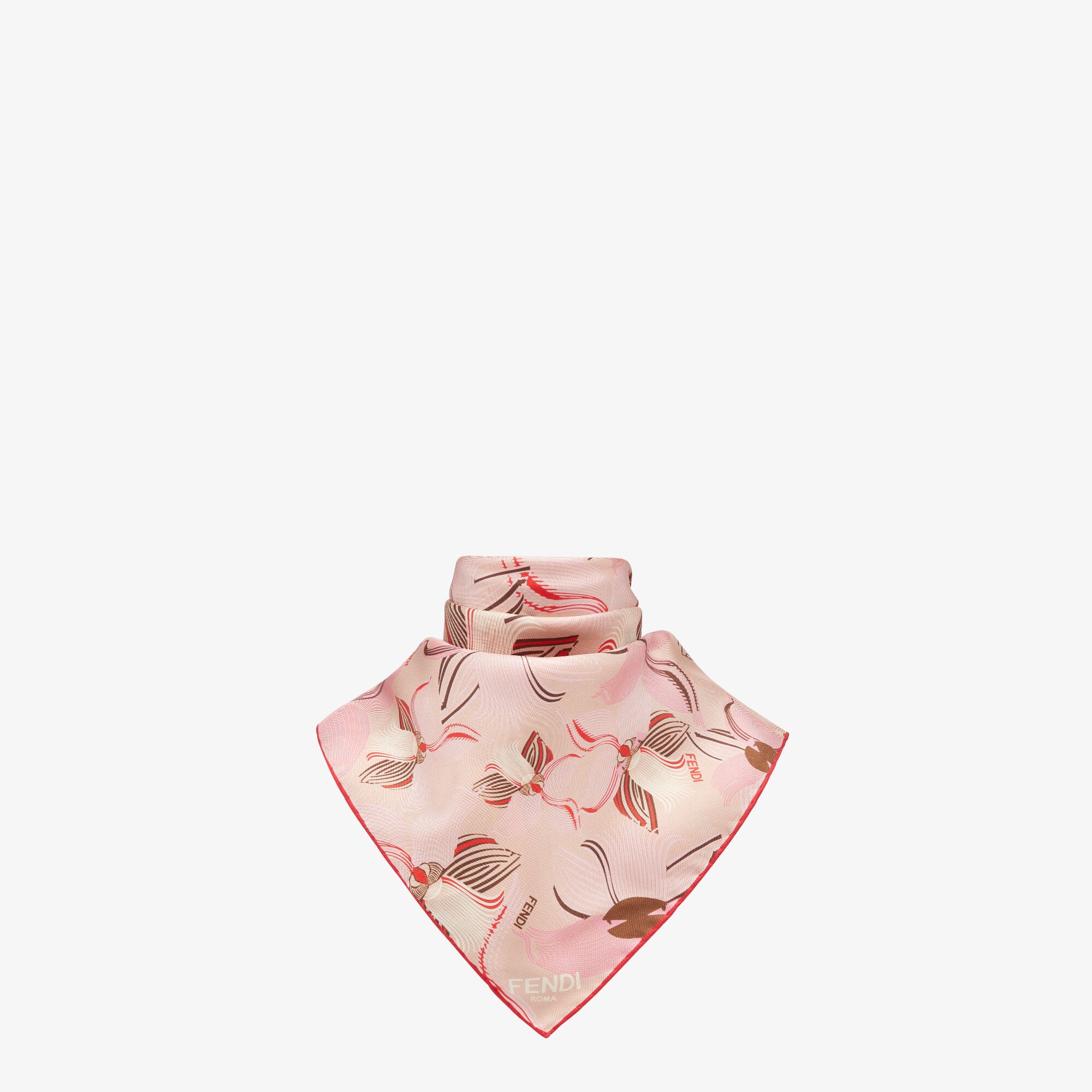 正規店買付【FENDI】ピンクFFシルク スカート 新作】フェンディ ピンク スカート