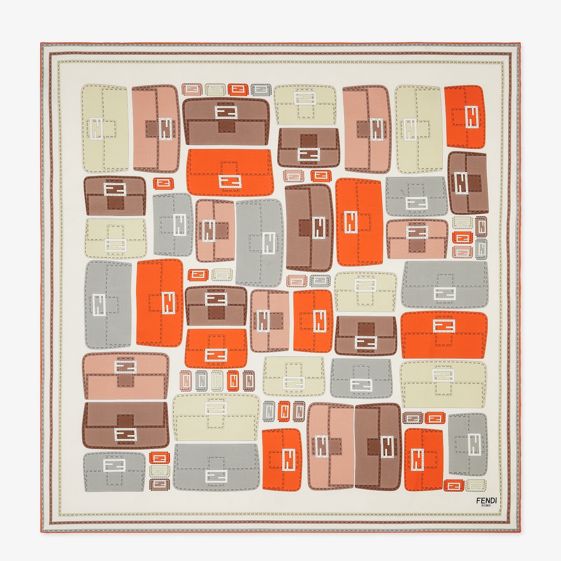 Baguette Foulard Silk Orange - Image 1/5