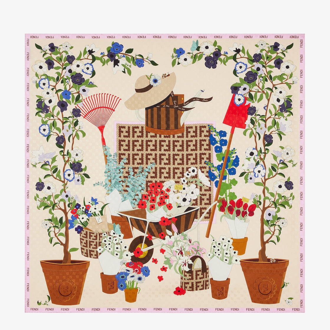 Foulard Fendi Gardening