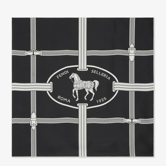 Fendi Selleria Foulard In Black