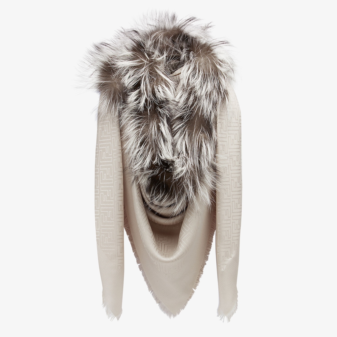 Fendi shawl 2025 with fur