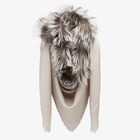 Touch Of Fur Shawl