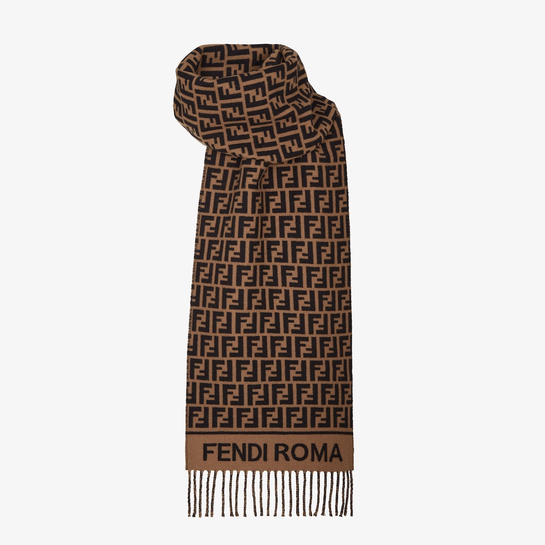 Fendi 2025 scarf brown