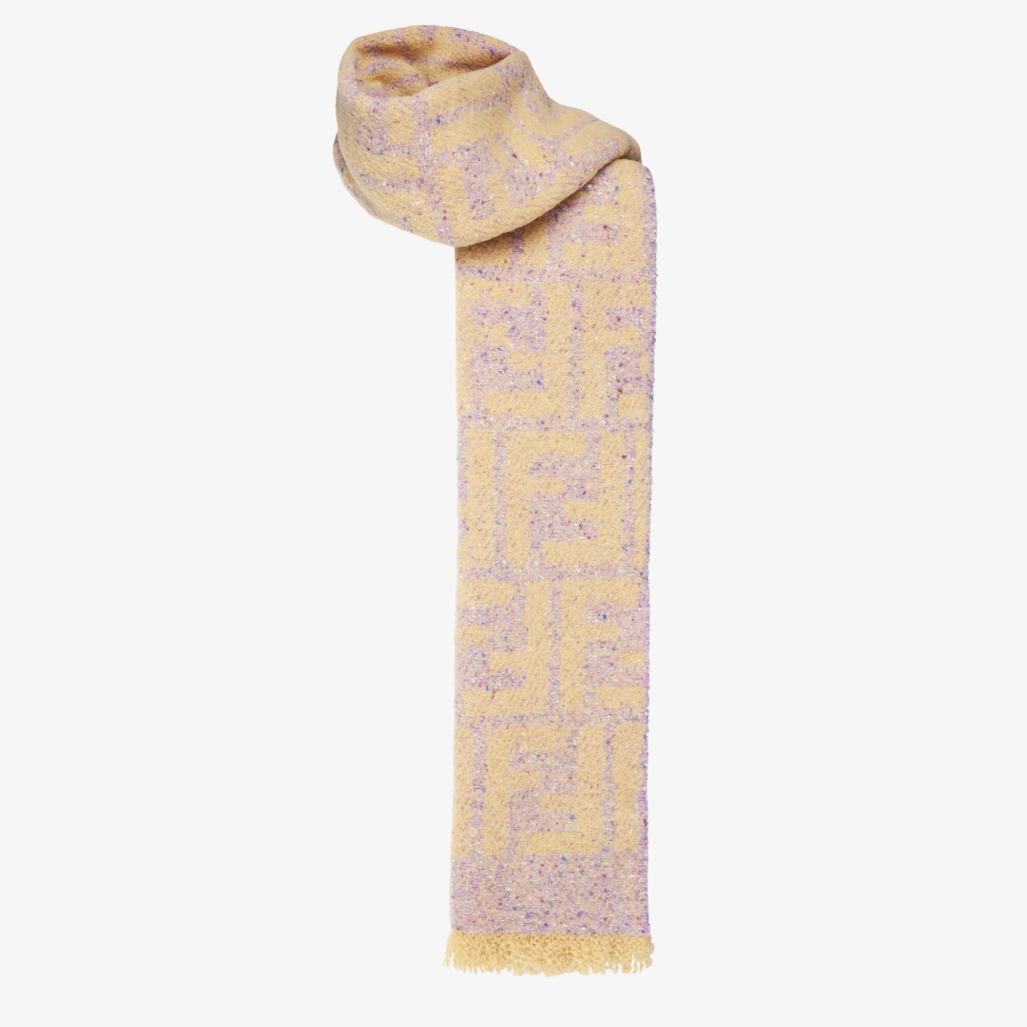 Pink silk and wool shawl fendi deals