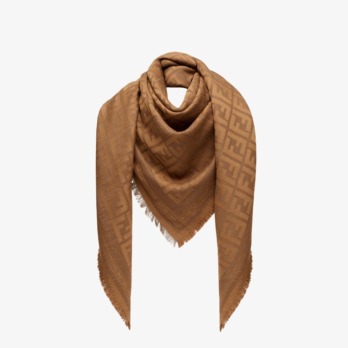 FF Shawl Wool Brown - Image 2/2