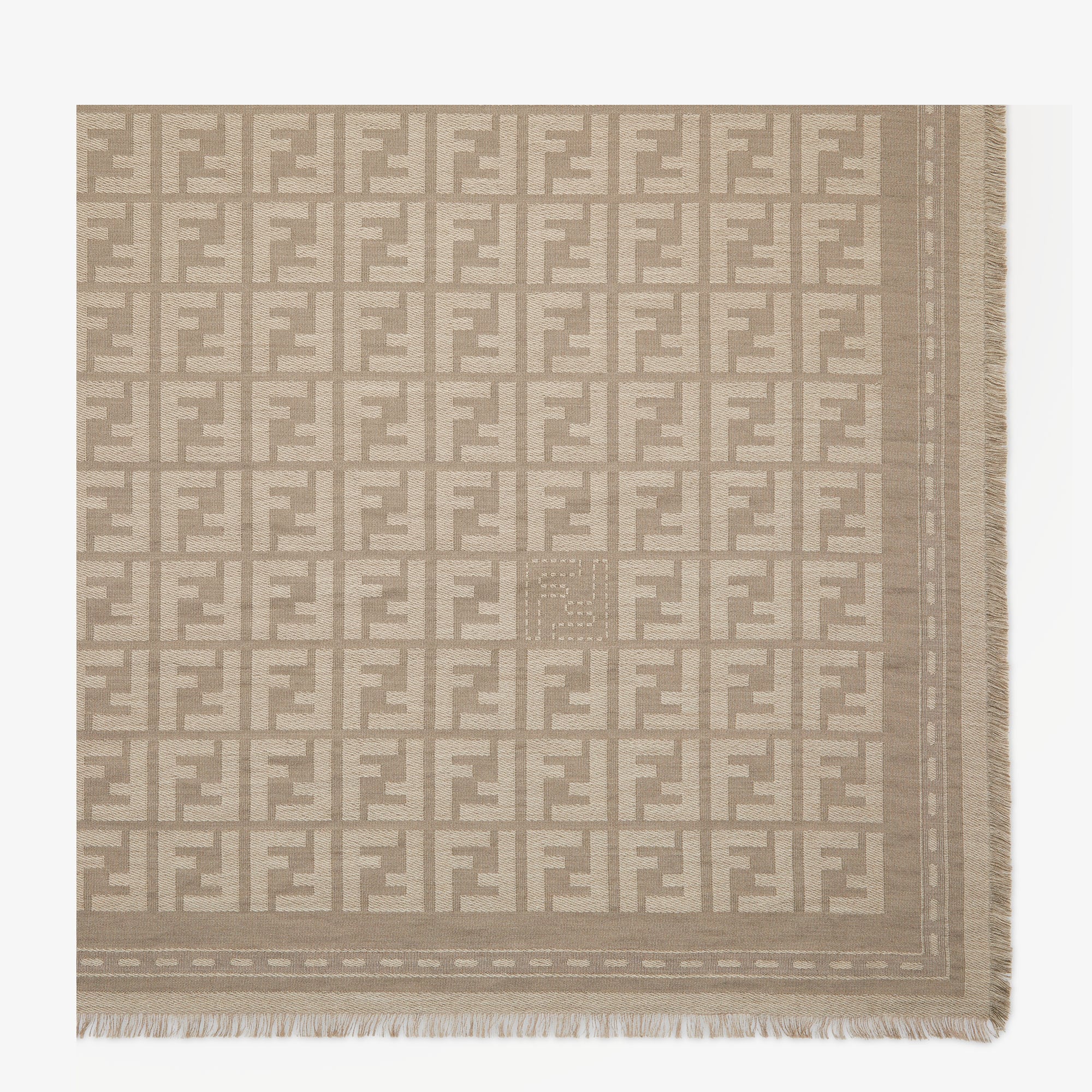 FF Shawl Wool Gray | Fendi FF Shawl Wool Gray | Fendi