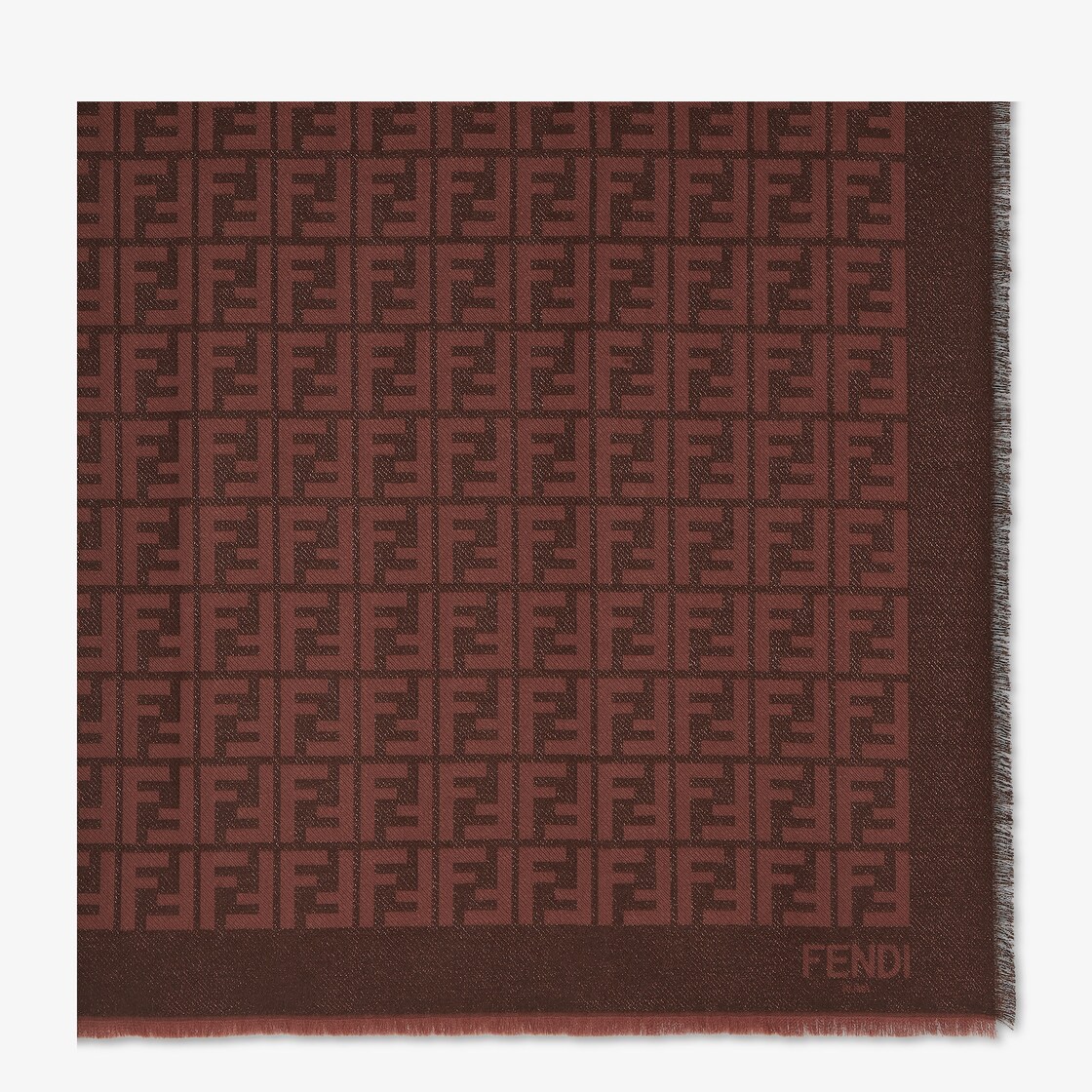 FF Shawl Wool Brown - Image 1/2