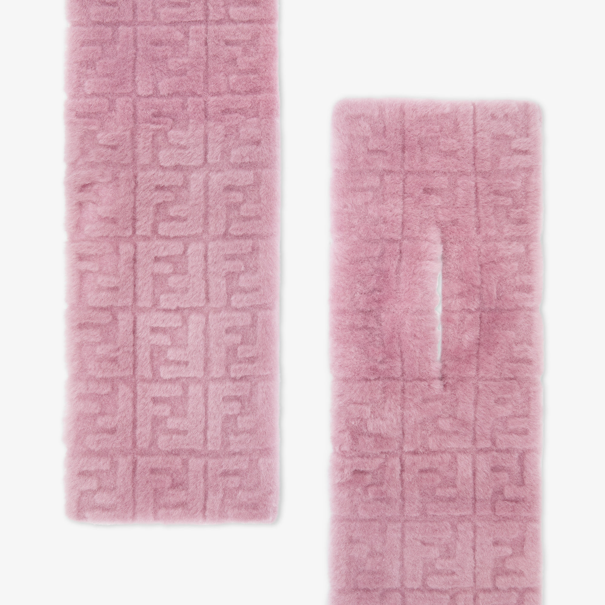 Fendi pink fur scarf clearance