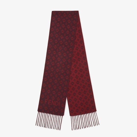 Fendi Ff Scarf In Brown