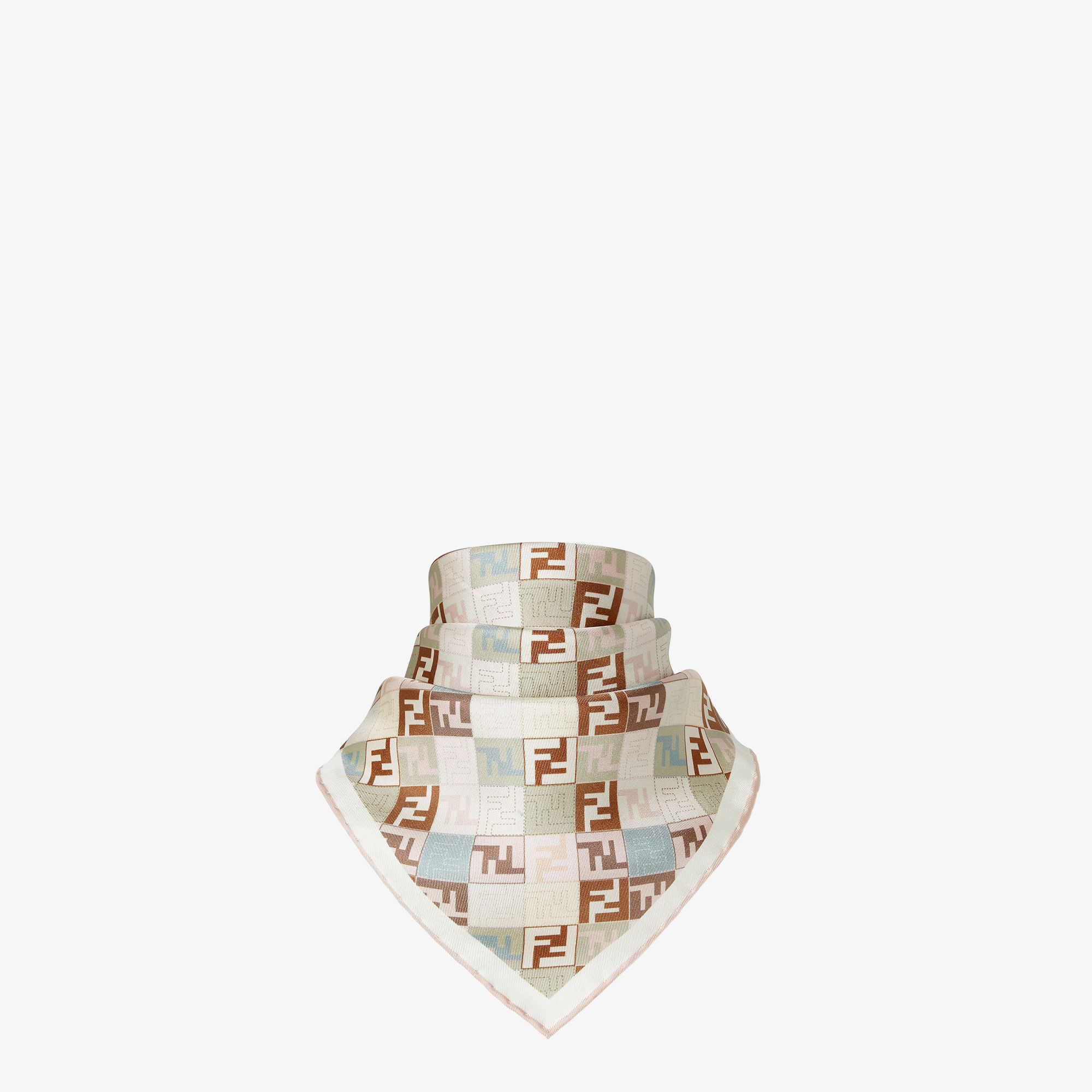 FF Foulard Silk Beige | Fendi FF Foulard Silk Beige | Fendi