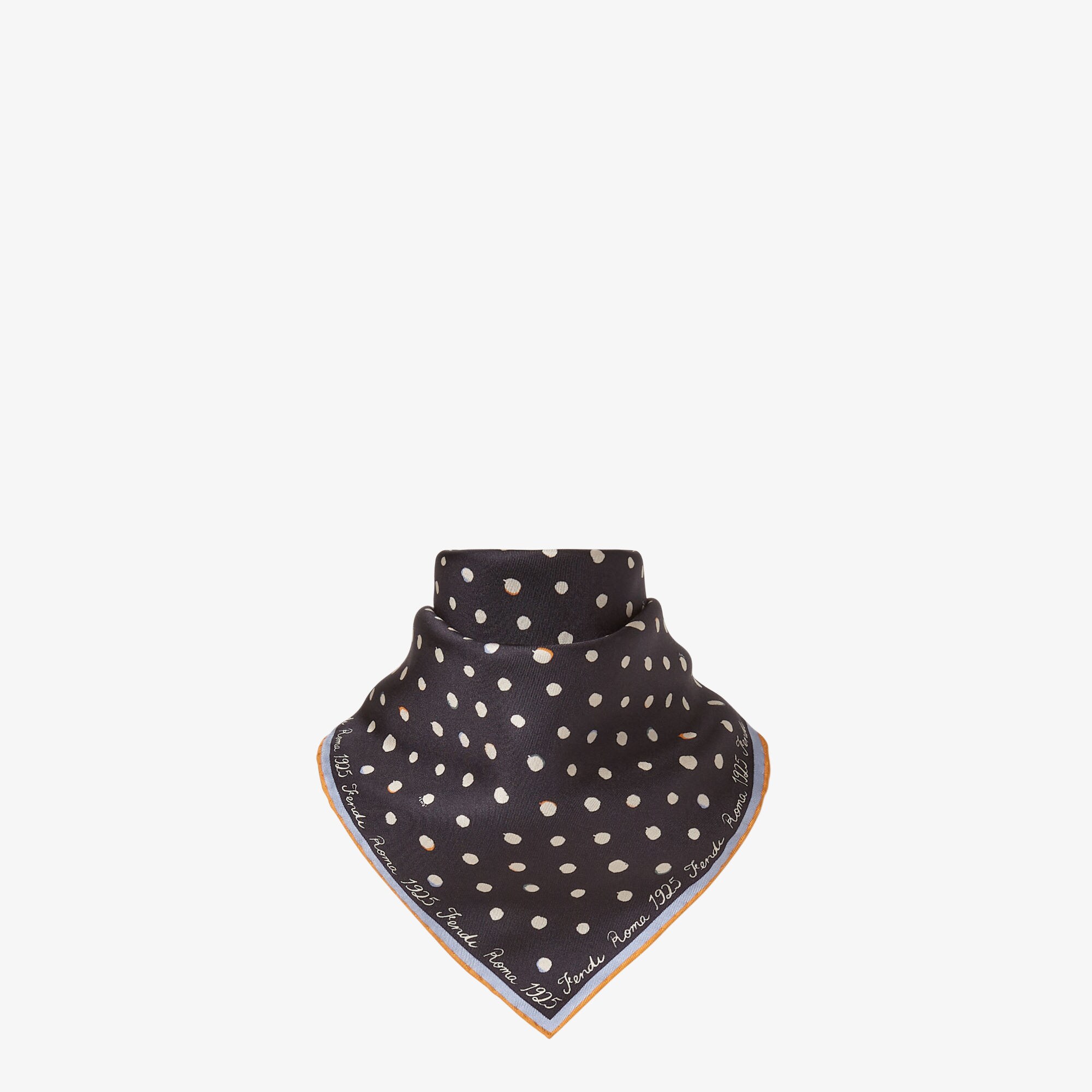 Fendi シルクスカーフ 装飾的な模様 FENDI(フェンディ) / スカーフ/シルク/BRW/総柄/レディース | 中古品の