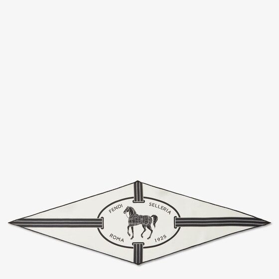 Fendi Selleria Foulard In White