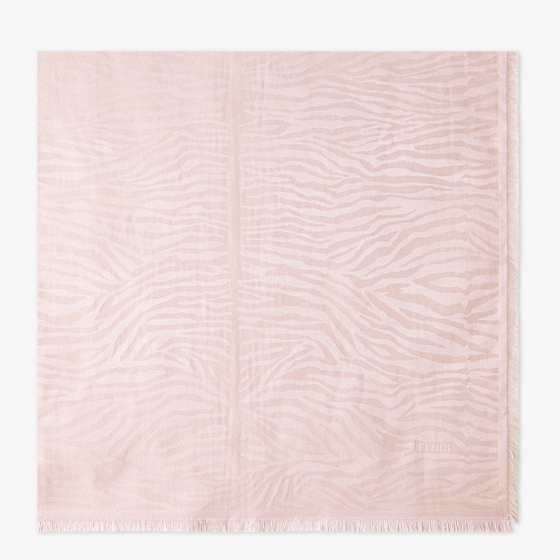 Fendi Large rectangular stole crafted using a jacquard technique