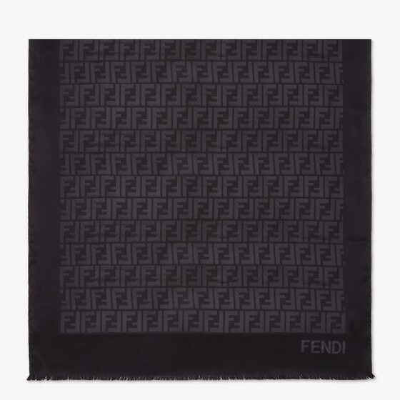 Fendi Ff Stole In Brown