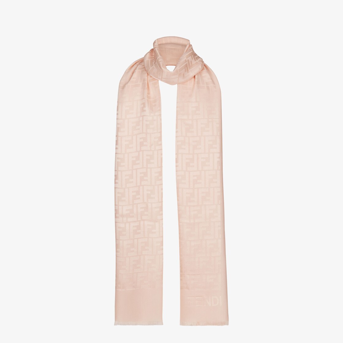 FF Stole Silk Pink - Image 2/2