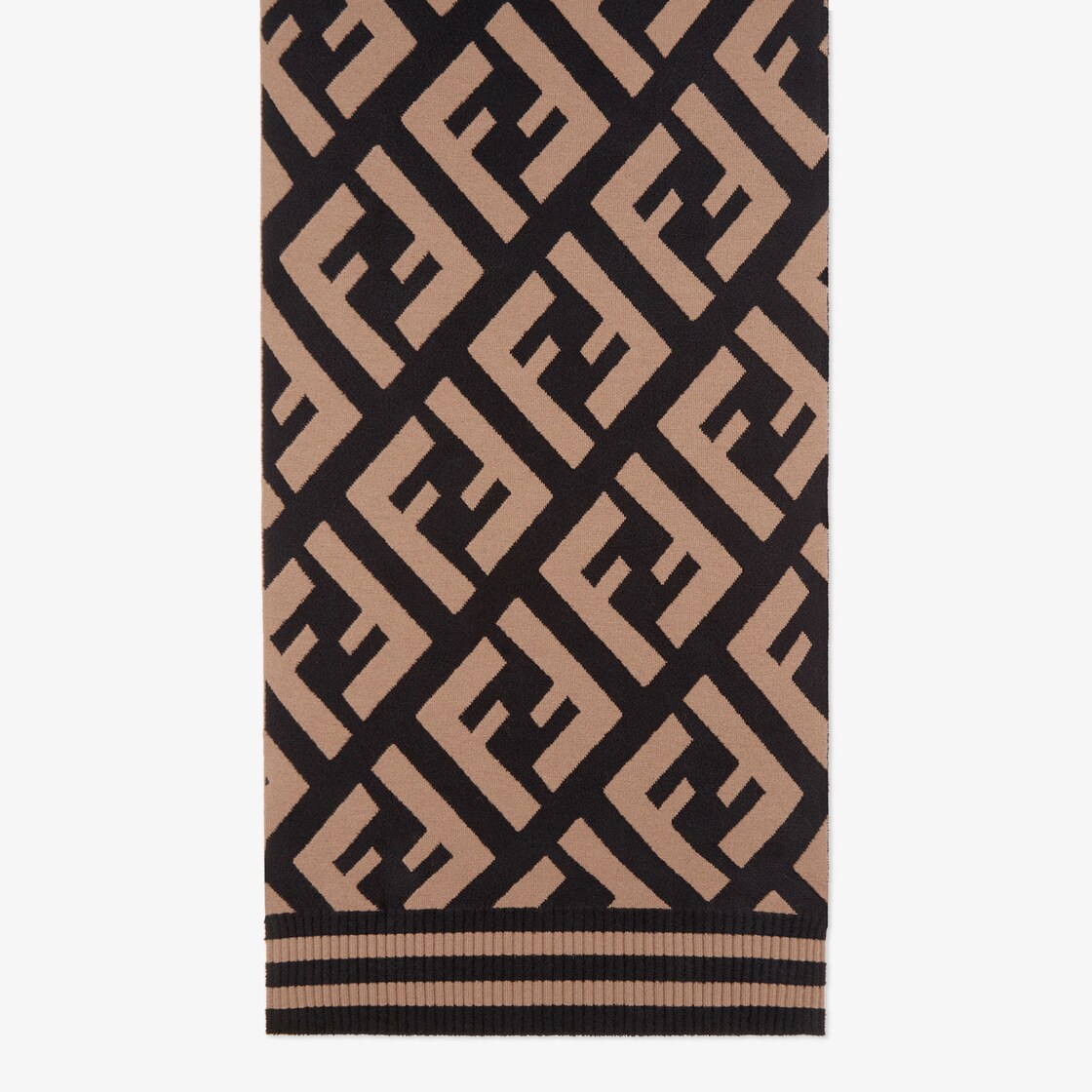 FF Scarf Wool Brown - Image 1/2