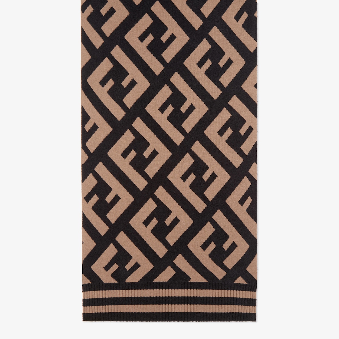 FF Scarf Wool Brown - Image 1/2