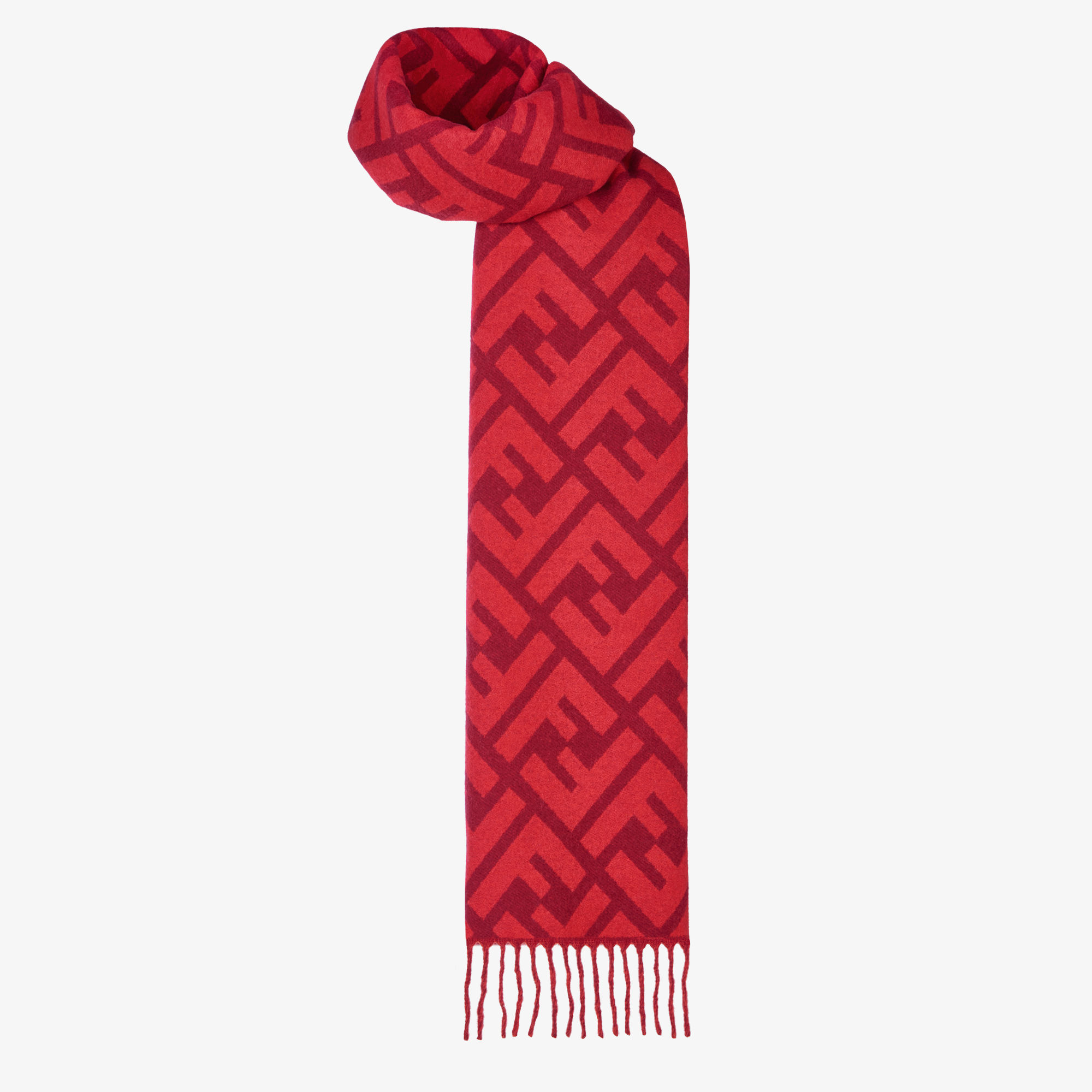 Fendi cheap scarf red