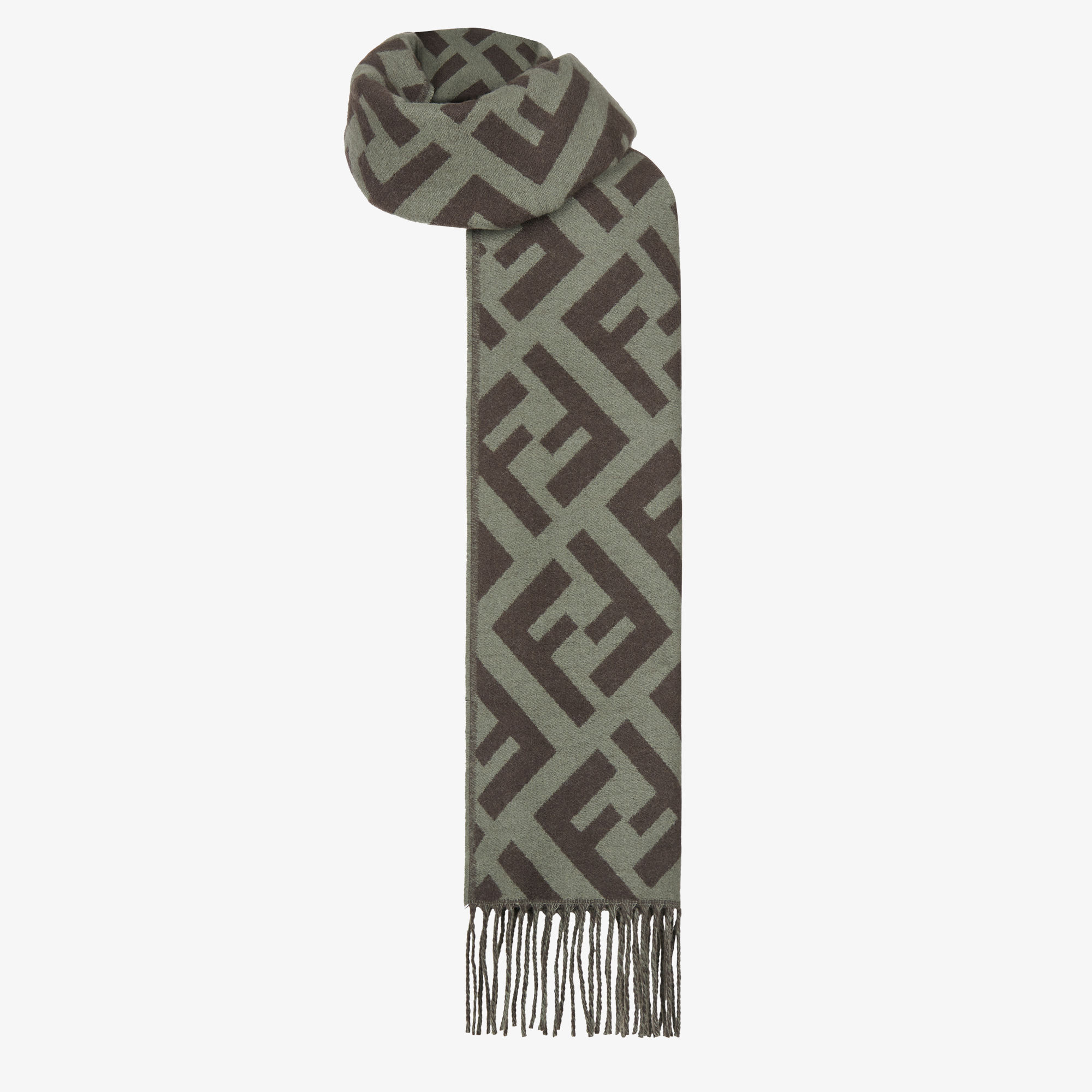 VIP【送料関税込】FENDI FF CASHMERE AND SILK STOLE FF Stole Silk Black | Fendi