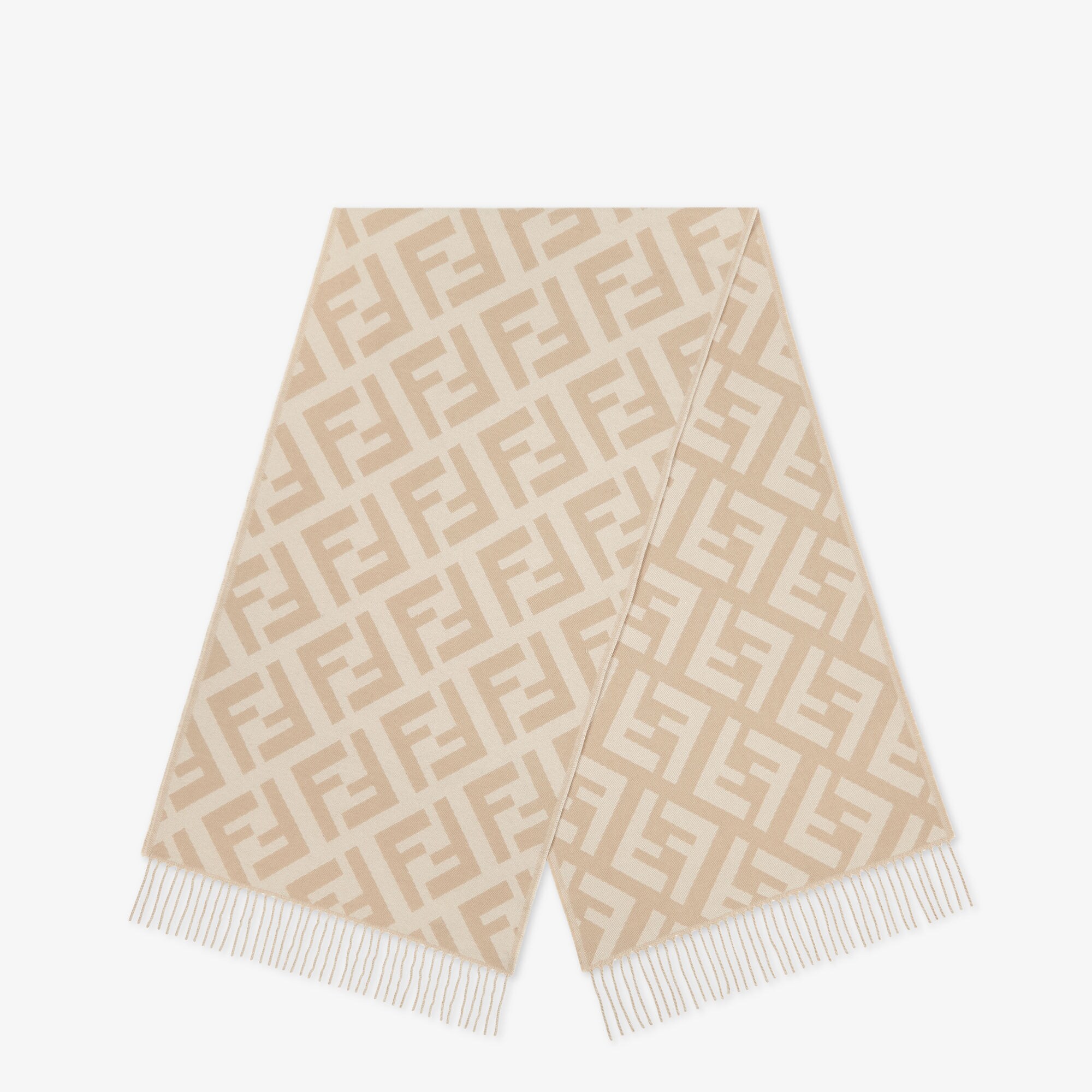 FFスカーフ ウール ベージュ | Fendi FFスカーフ ウール ベージュ | Fendi