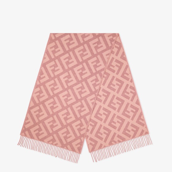 Fendi Ff Scarf In Pink