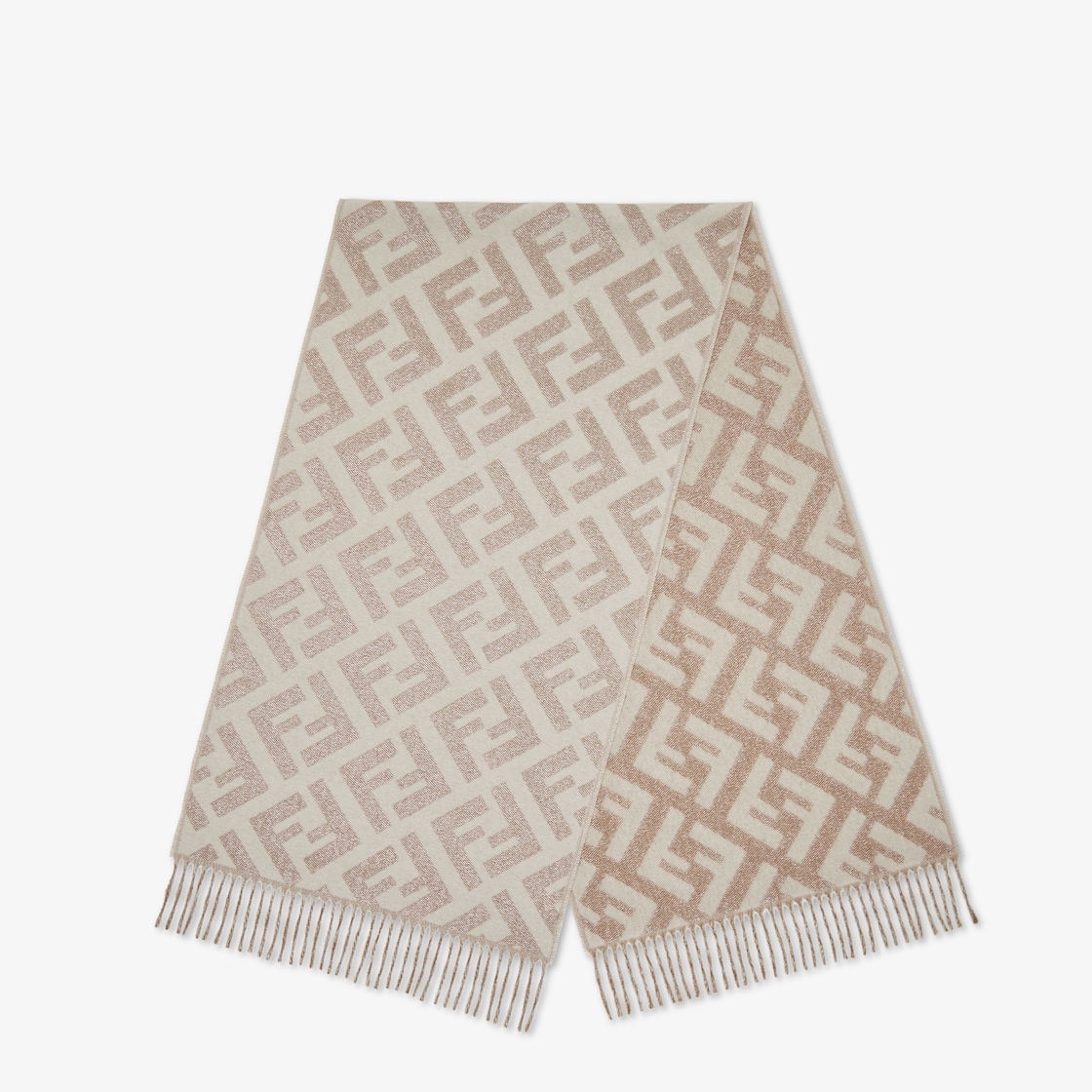 FF ScarfWhite cashmere scarf