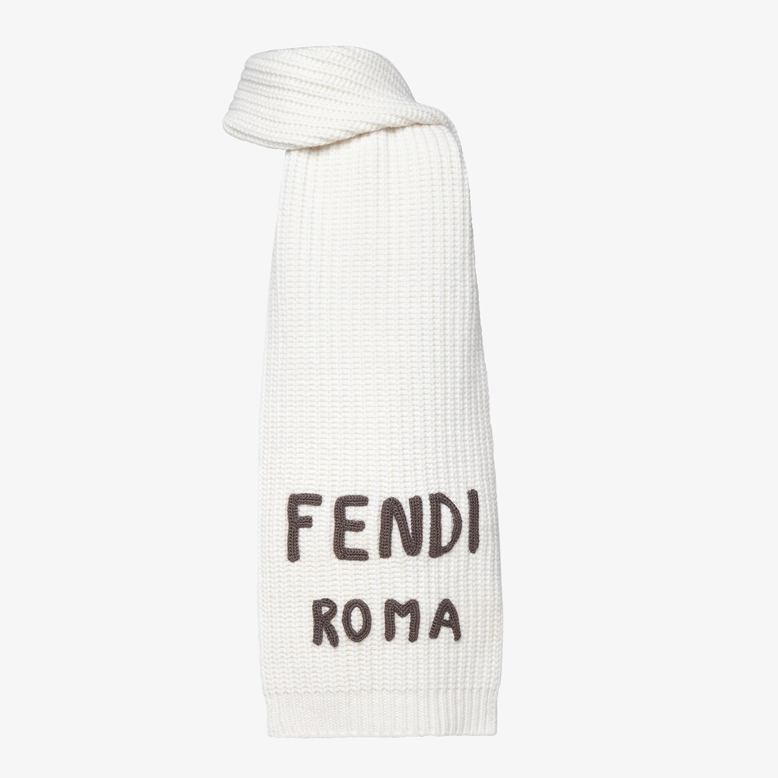 FFマフラー - ホワイトウール マフラー | Fendi