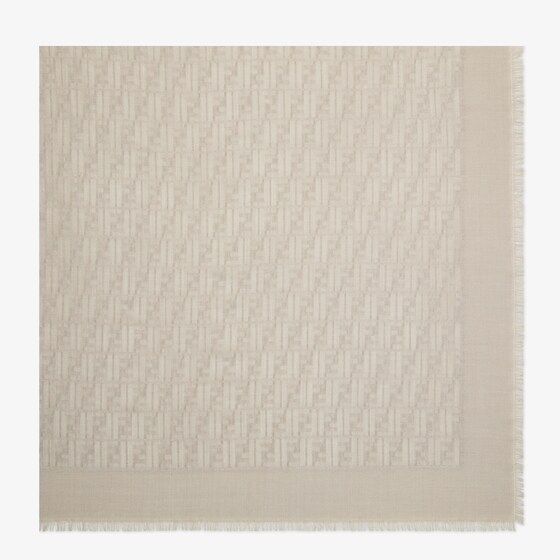Fendi Large shawl with an FF Zucca jacquard motif