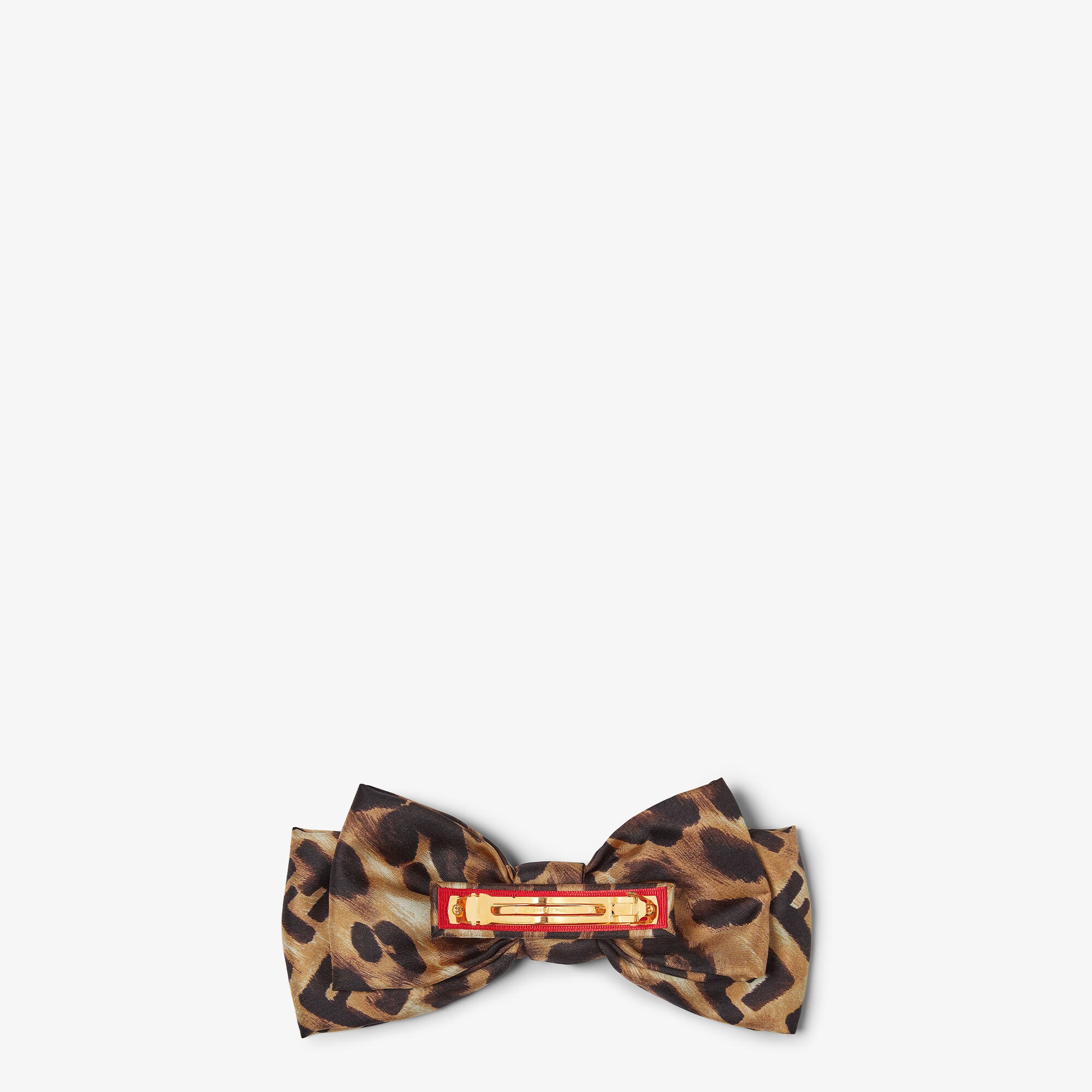 Fendi Red and Blue Patterned Silk Hair Claw Clip FXT467AVP6F0QF0_01?wid=2000&  main image 2