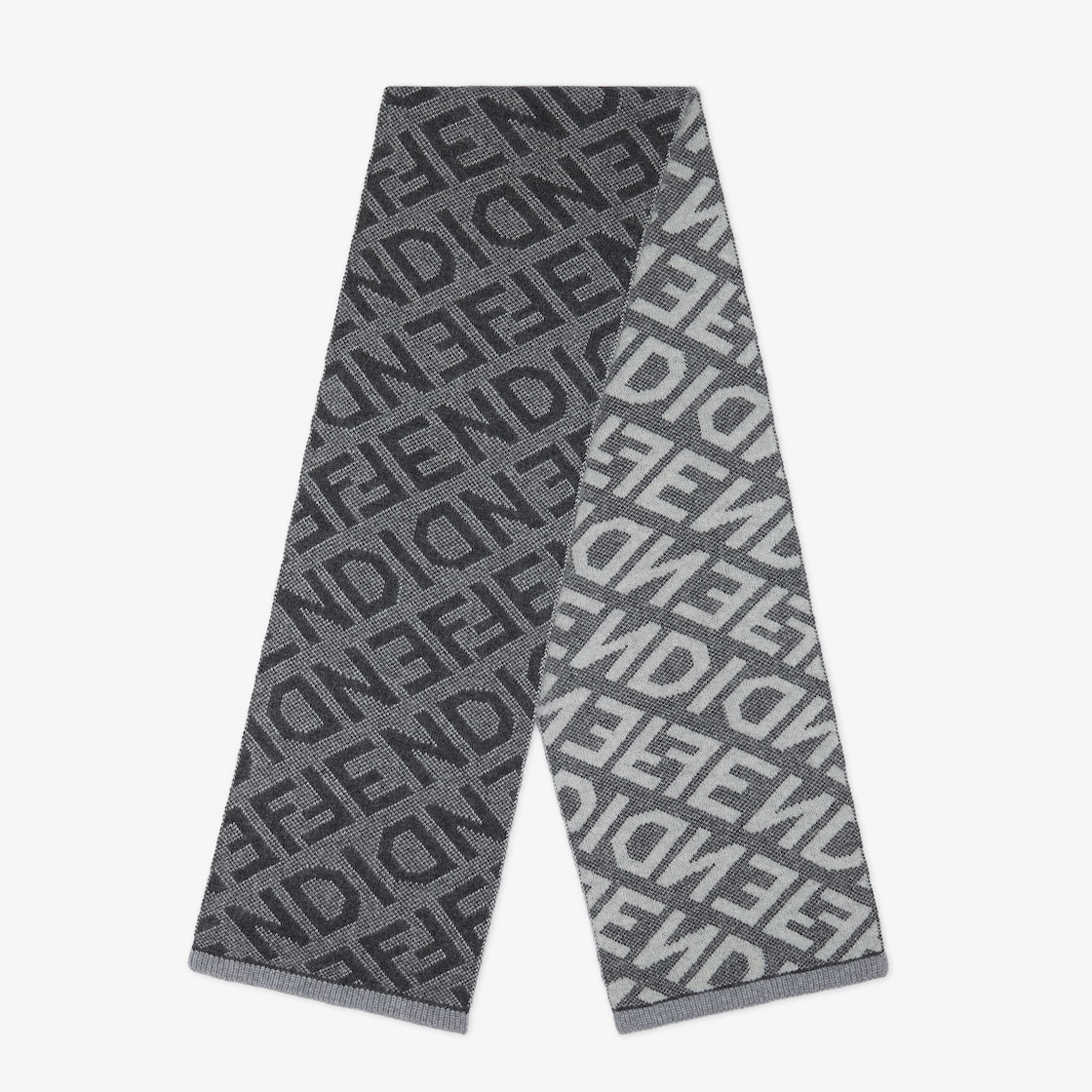 Fendi grey outlet scarf