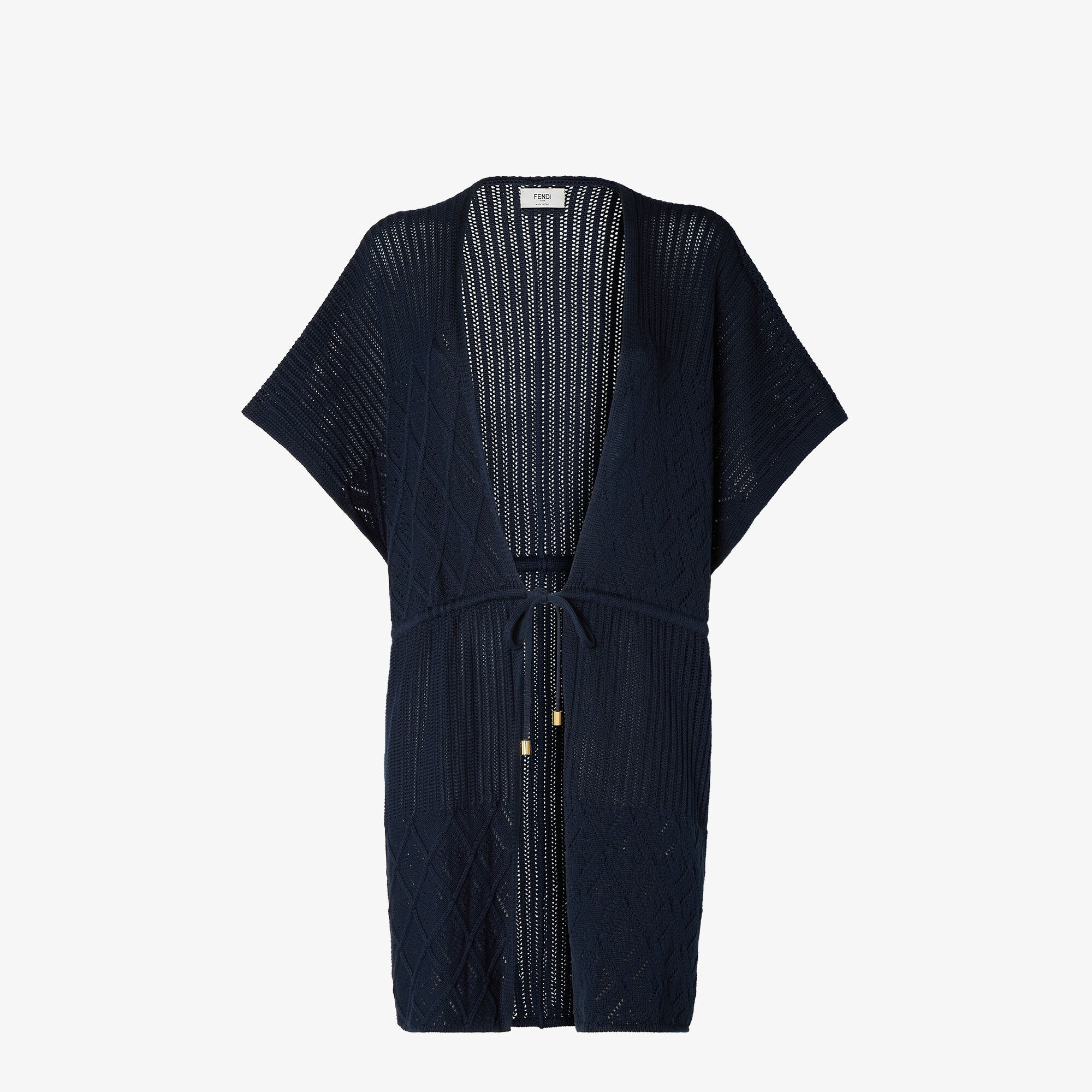 FFポンチョ コットン ブルー | Fendi