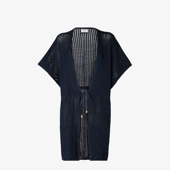 Fendi Ff Poncho In Pink