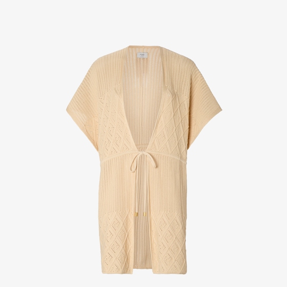Fendi Ff Poncho In Purple