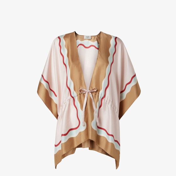 Fendi Poncho In Pink