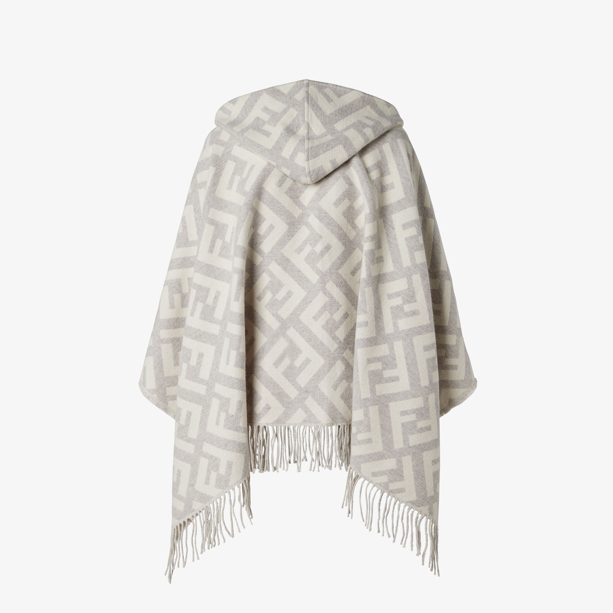 FF Poncho Wool Gray | Fendi