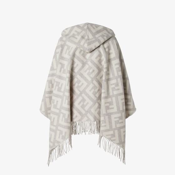 Fendi Poncho with hood and maxi pockets on the front | Thumbnail 2