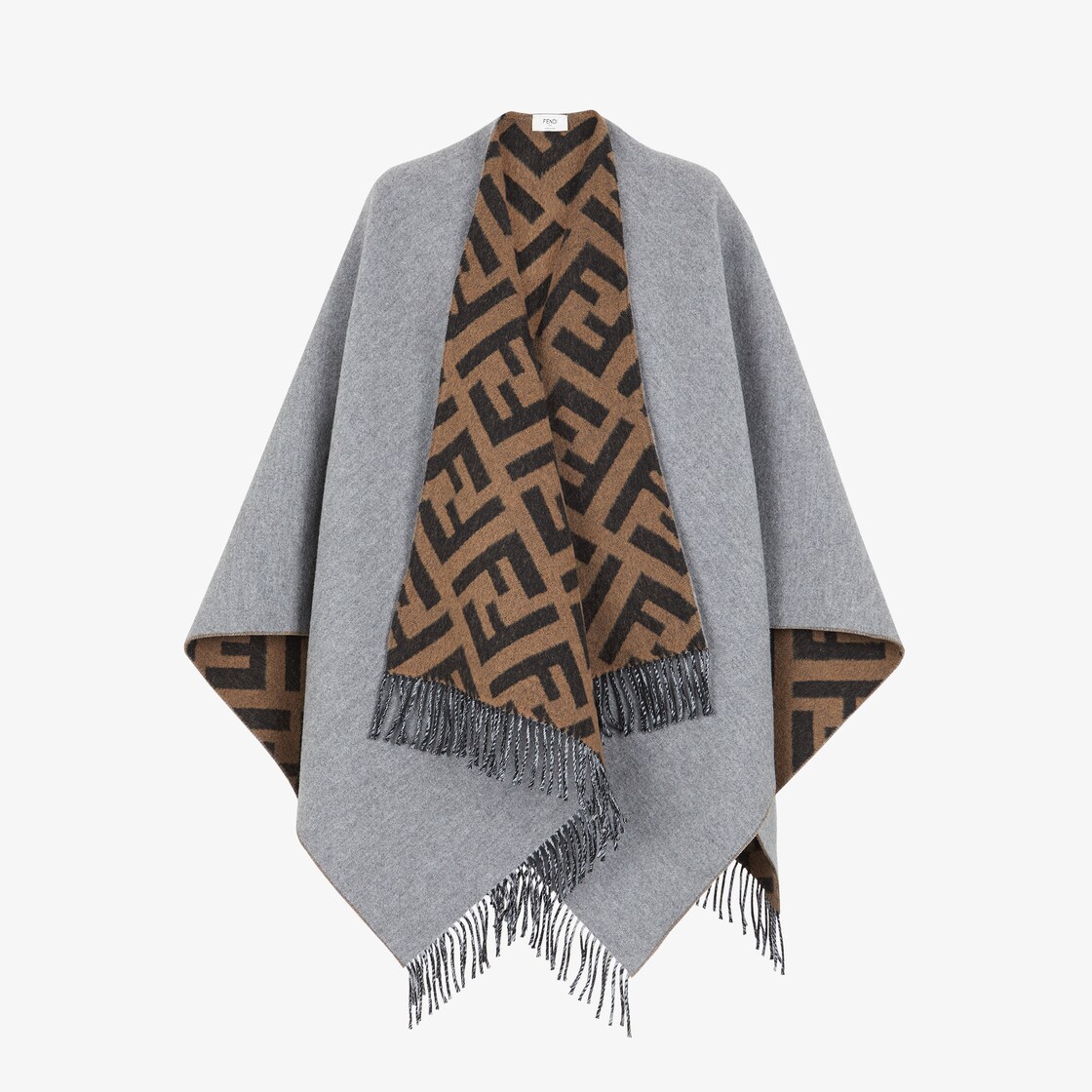 Fendi store logo poncho