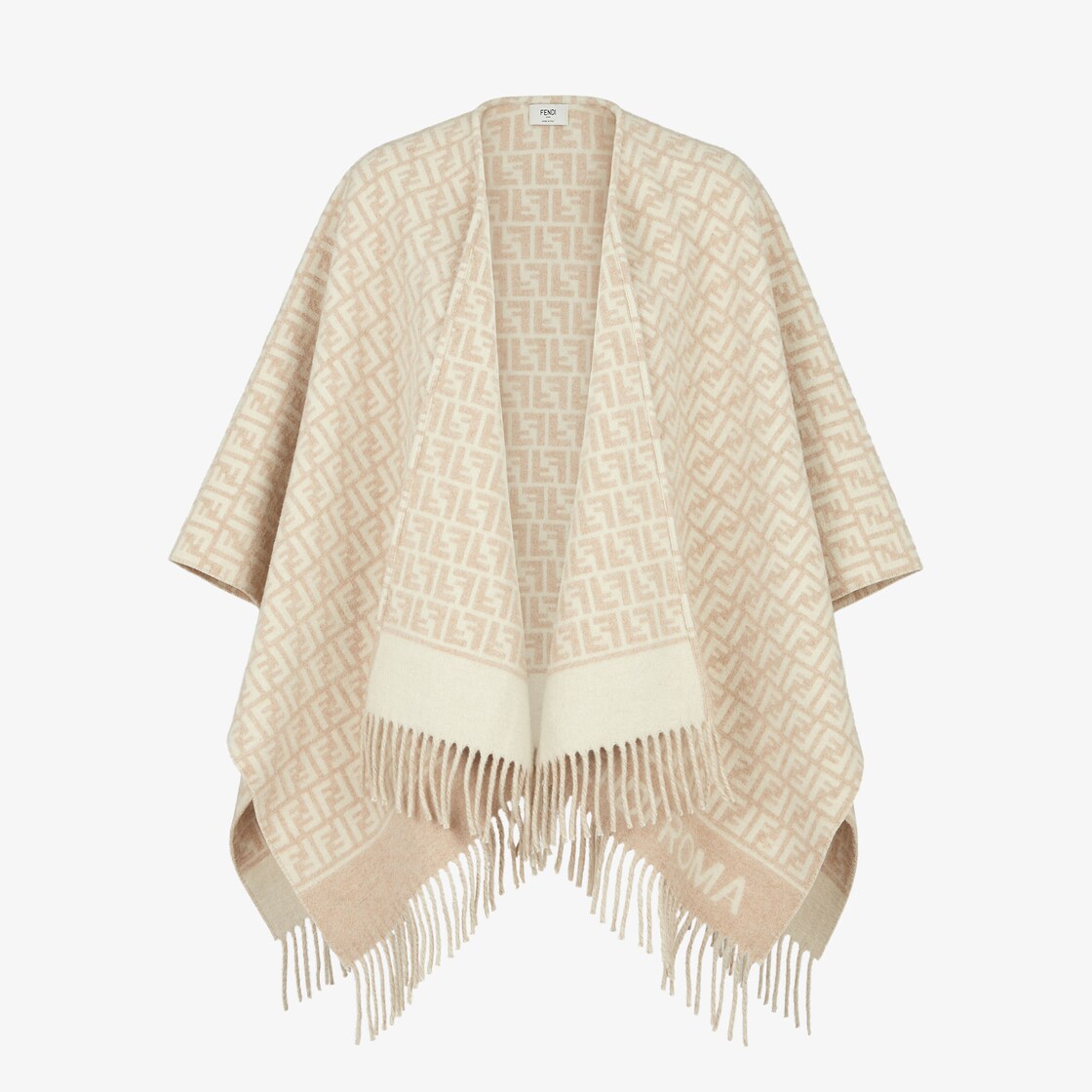 Fendi store logo poncho