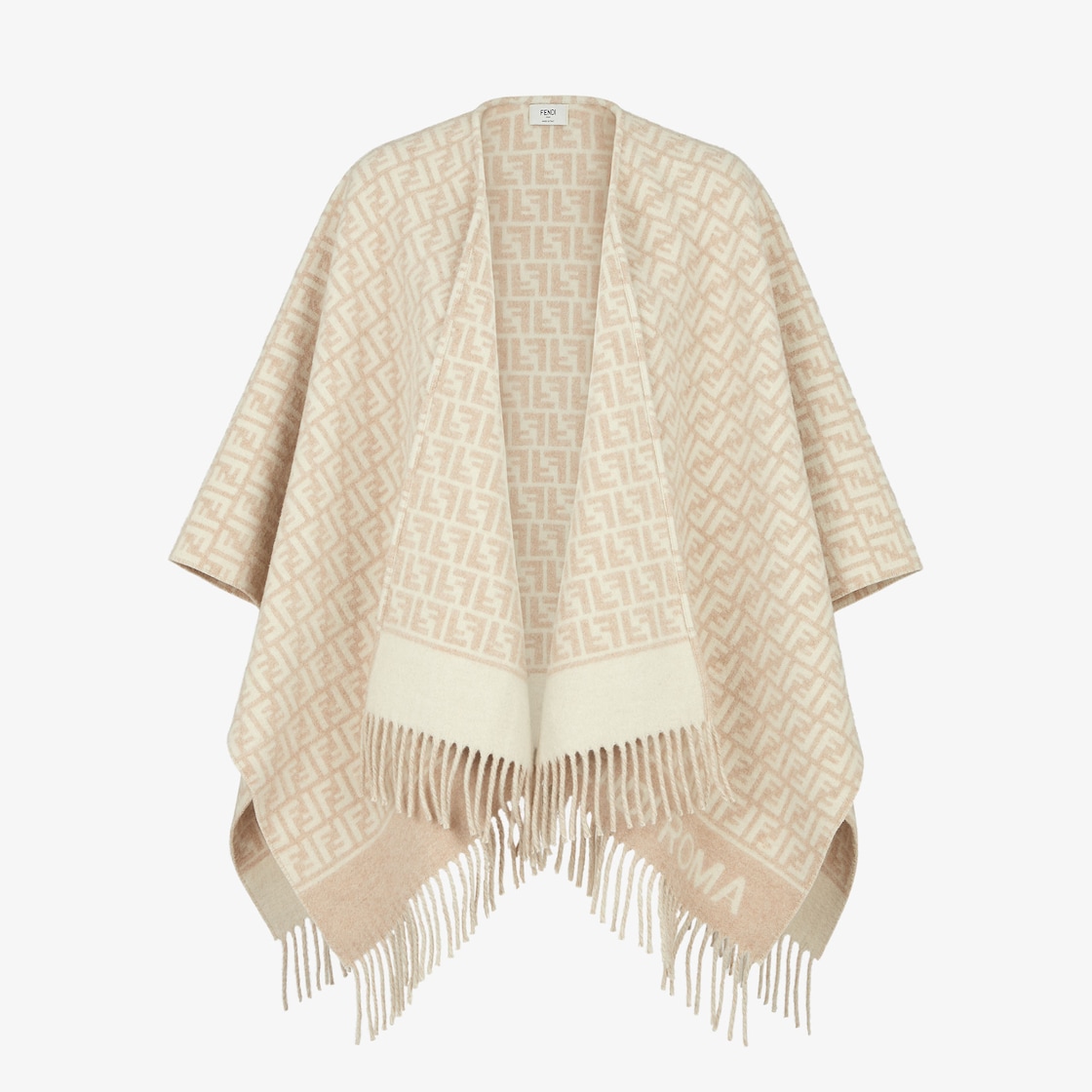 Poncho Wool White | Fendi Poncho Wool White | Fendi