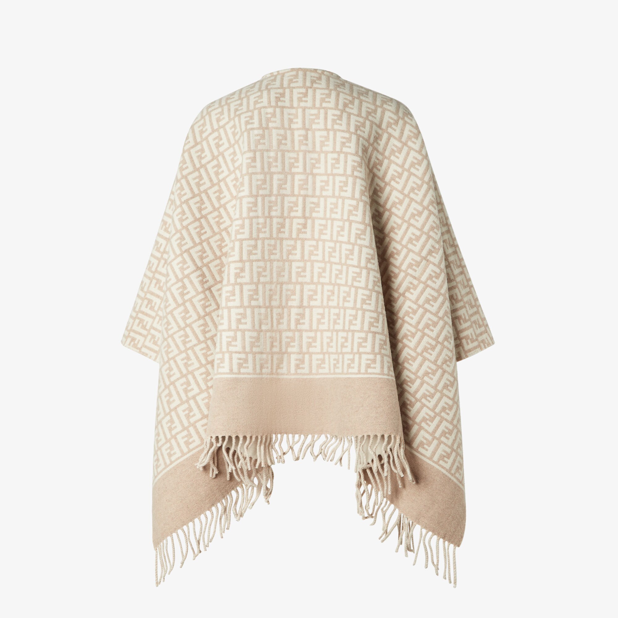 Poncho Wool Beige | Fendi